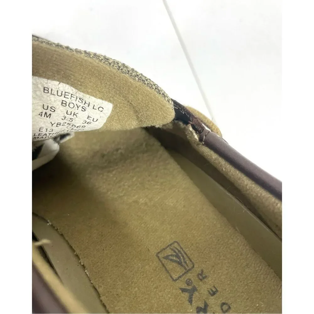 Sperry Top Sider Bluefish Boat Shoes Kids Youth Boys 4 M